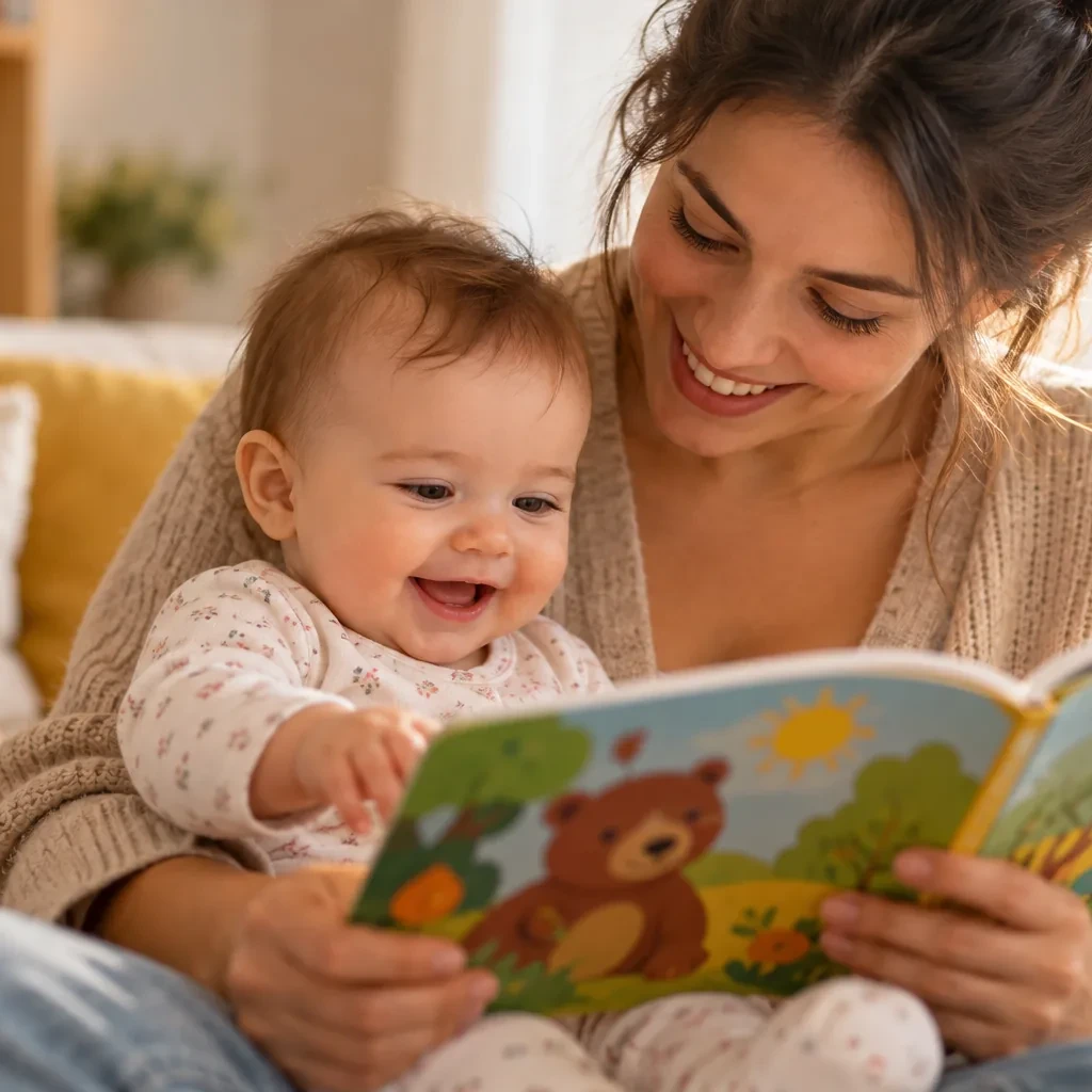 baby reading